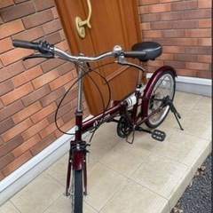 折りたたみ自転車  20インチ  鍵付き  ライト付き  整備済み  近場なら配送しますの画像