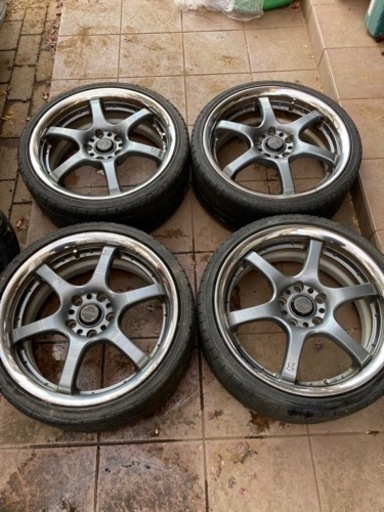 【早い物勝ち】RAYS グラムライツホイール18 ×7 1/2J