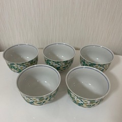 花柄　食器5種セット(各種5点ずつ)の画像