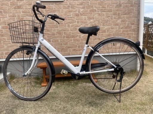 27インチ★自転車★変速付き、オートライト付