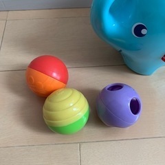 ゆらゆらぞうさん ボール入れの画像