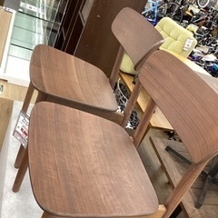 KA-24【新入荷 リサイクル品】無印良品 ラウンドチェア ウォールナット
