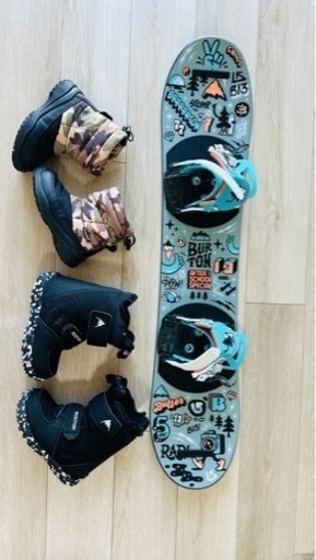 Burton スノーボードキーズ　100cm ブーツ19.5cm