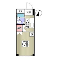 💙💙フリーレント1ヶ月付き🤩敷礼０！《1K》草加市♣一人暮らしの...