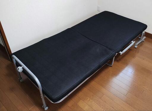 折り畳みベッド　シングル　リクライニング付き