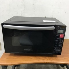 I2401-102 ニトリ 18Lフラット 電子レンジ EM-520X BK 2021年製 キズ汚れ有り