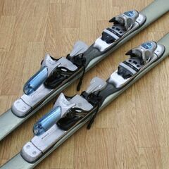 149cm スキー2点セット ノルディカ FREE TEN TITANIUM ビンディング ロシニョール POWER100 ジュニア レース NORDICA スキー板 札幌市 清田区 平岡の画像