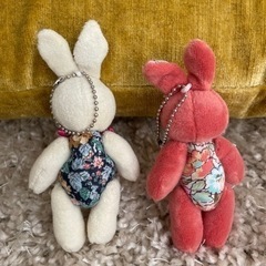 【新品】うさぎ　マスコット　キーホルダーの画像