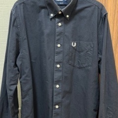 フレッドペリー 長袖シャツ Japan Fit M ネイビー