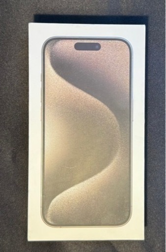 【新品未開封•中国版】iPhone15 pro 256GB ナチュラルチタニウム