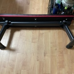 【取引中】筋トレ用フラットベンチ 脚折り畳みの画像