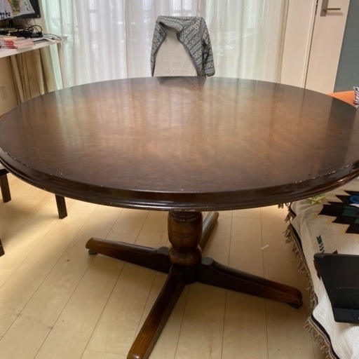 円卓　ダイニングテーブル　飛騨産業