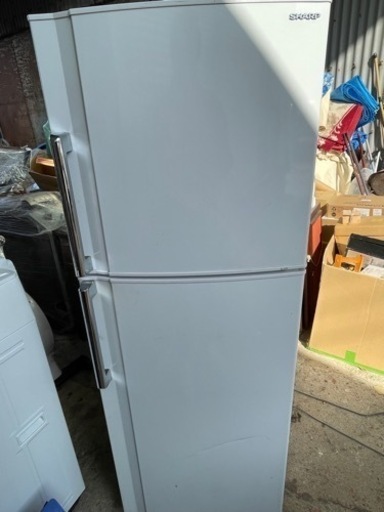 【‼️動作確認済‼️】SHARP SJ-23R-W 228L 2ドアノンフロン冷凍冷蔵庫 トップフリーザー冷蔵庫