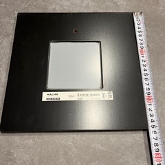 IKEA 鏡　ミラー　ブラック 1点の画像