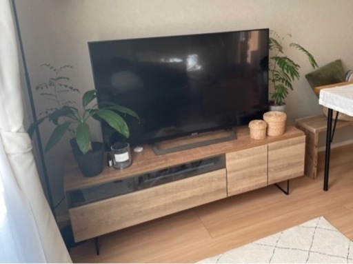 テレビボード　アイアン　ウッド　幅150