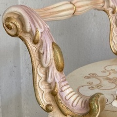 イタリア　ロココ調キッチンワゴンの画像