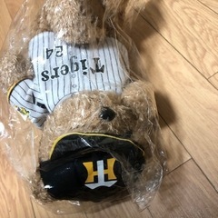ユニホームテディペア(Tigersグッツ)の画像