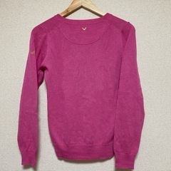 【美品】キャロウェイ ハート 長袖ニットセーターの画像