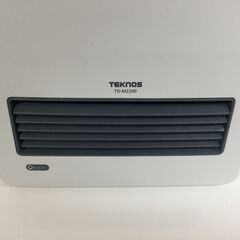 （1/13受渡済）JT8025【テクノス/TEKnos 電気ヒーター】美品 TSI-M2200 消費電力1200W/600W切替式 人感センサー付き 1～7時間切タイマー 据置き 空調の画像