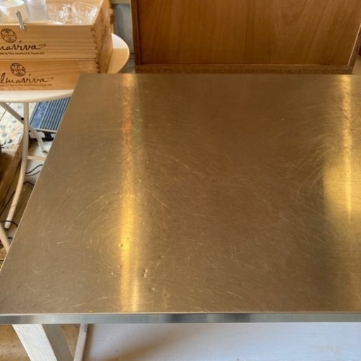 ニトリ ワークテーブル シナモ 作業台 キッチンカウンター