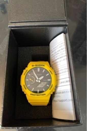【ほぼ未使用】G-SHOCKイエローBluetooth GA-B2100 