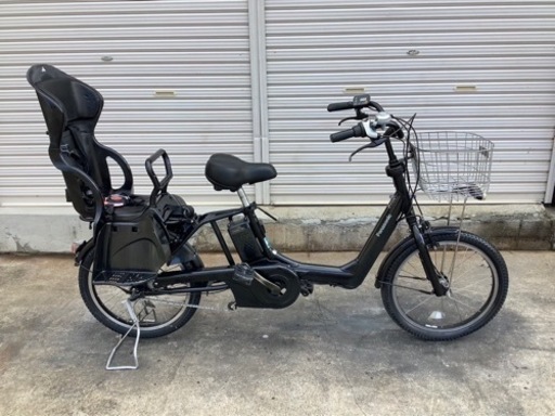 271 パナソニック最新機種電動アシスト自転車gyutto20インチ　ブラックアルミボデ