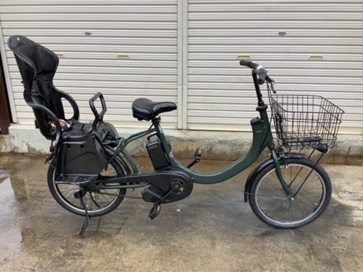 273  パナソニック最新機種電動アシスト自転車SW20インチ　カーキ色アルミボディー