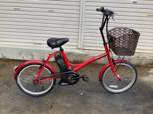 276 パナソニック新機種電動アシスト自転車SUGURdrop20インチ　レッドボディー