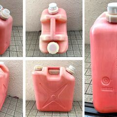 【取引中】古い灯油ポリタンク取来人にあげますの画像