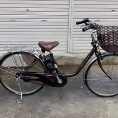 14 パナソニック新機種電動アシスト自転車viviDX26インチブラウンボディー