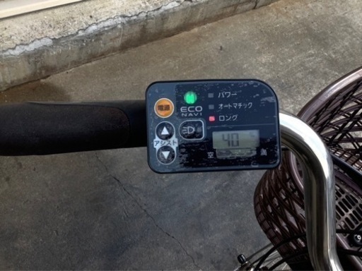 280  パナソニック新機種電動アシスト自転車viviDX26インチ  ブラウンボディー