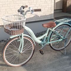 小児用自転車 不具合あり。22インチ。価格相談。子供用自転車