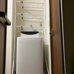 洗濯機、ラック付き