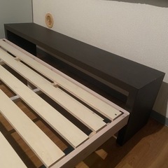 ダブルベットとヘッドボード譲りますの画像