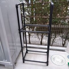  タイヤラック カバー付き タイヤ 収納 保管 タイヤラックカバー 普通車用 4本収納 スリムタイプ ポリエステル生地 UVカット 耐荷重120kg 組立式 高耐久の画像