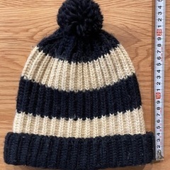 無印良品　ニット帽　子どもMサイズ(頭囲約48-50cm)の画像