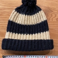 無印良品　ニット帽　子どもMサイズ(頭囲約48-50cm)の画像