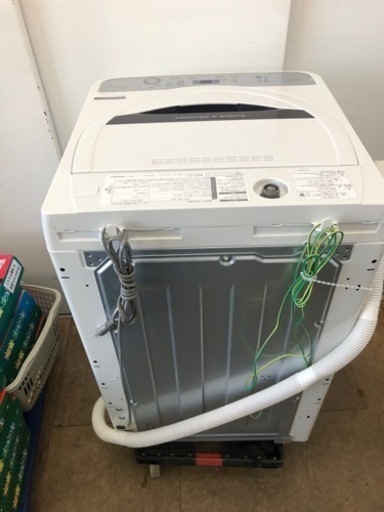 K119★SHARP製★2019年製4.5㌔洗濯機★6ヵ月間保証付き★近隣配送・設置可能