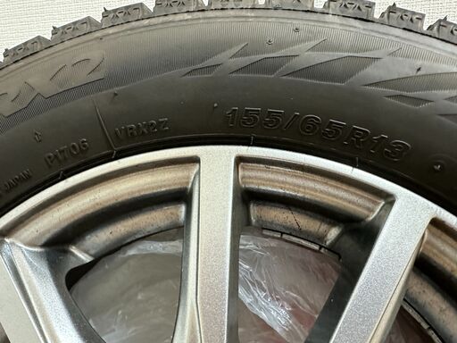BSブリザックVRX2 155/65R13☆4本セット