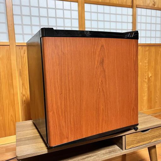 ミニ冷蔵庫 ウッディ風 おしゃれ