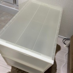 無印良品　ポリプロピレン衣装ケース　大2個の画像