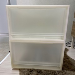無印良品　ポリプロピレン衣装ケース　大2個の画像