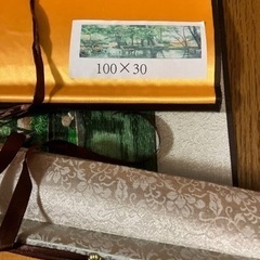 刺繍　中国　上海　刺繍壁飾り　100×30せんちの画像