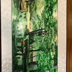 刺繍　中国　上海　刺繍壁飾り　100×30せんちの画像