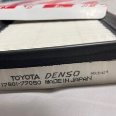 純正エアーフィルター　トヨタ-DENSO　17801 77050の画像