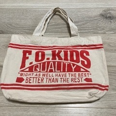 Ｆ.Ｏ.ＫＩＤＳ　トートバッグ　エコバッグ   図書バック