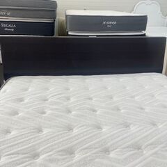 ダブルベッド　ニトリ　マットレス付きの画像