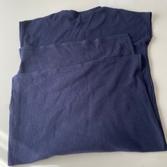 SOMETHINGワンピース  紺色(１４０cm)未使用に近いの画像