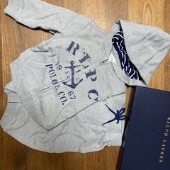 【新品・未使用・箱入り】ラルフローレン　ベビー　スウェットパーカ...