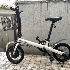 電動自転車　バンドル折りたたみ可